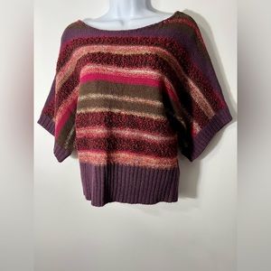 Vintage Ruby Rd. Womens Top Lightweight Sweater Retro Classic Colorful EUC MINT!